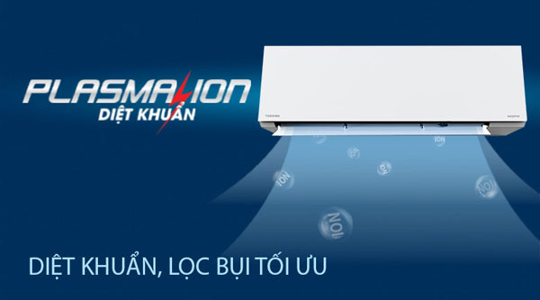 Máy lạnh Toshiba Inverter 1 HP RAS-H10E2KCVG-V - Công nghệ diệt khuẩn Plasma ion